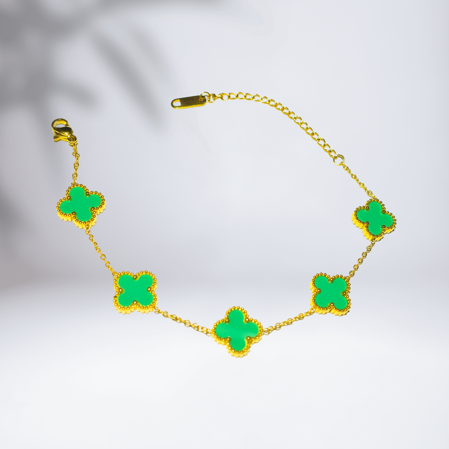 Timeless Clover Bracelet Shiny Green