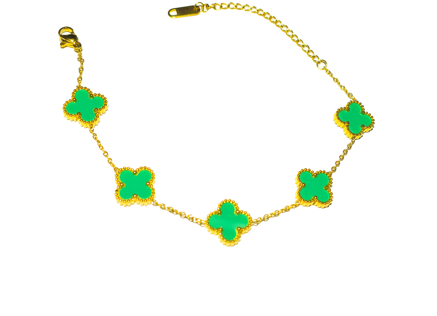 Timeless Clover Bracelet Shiny Green