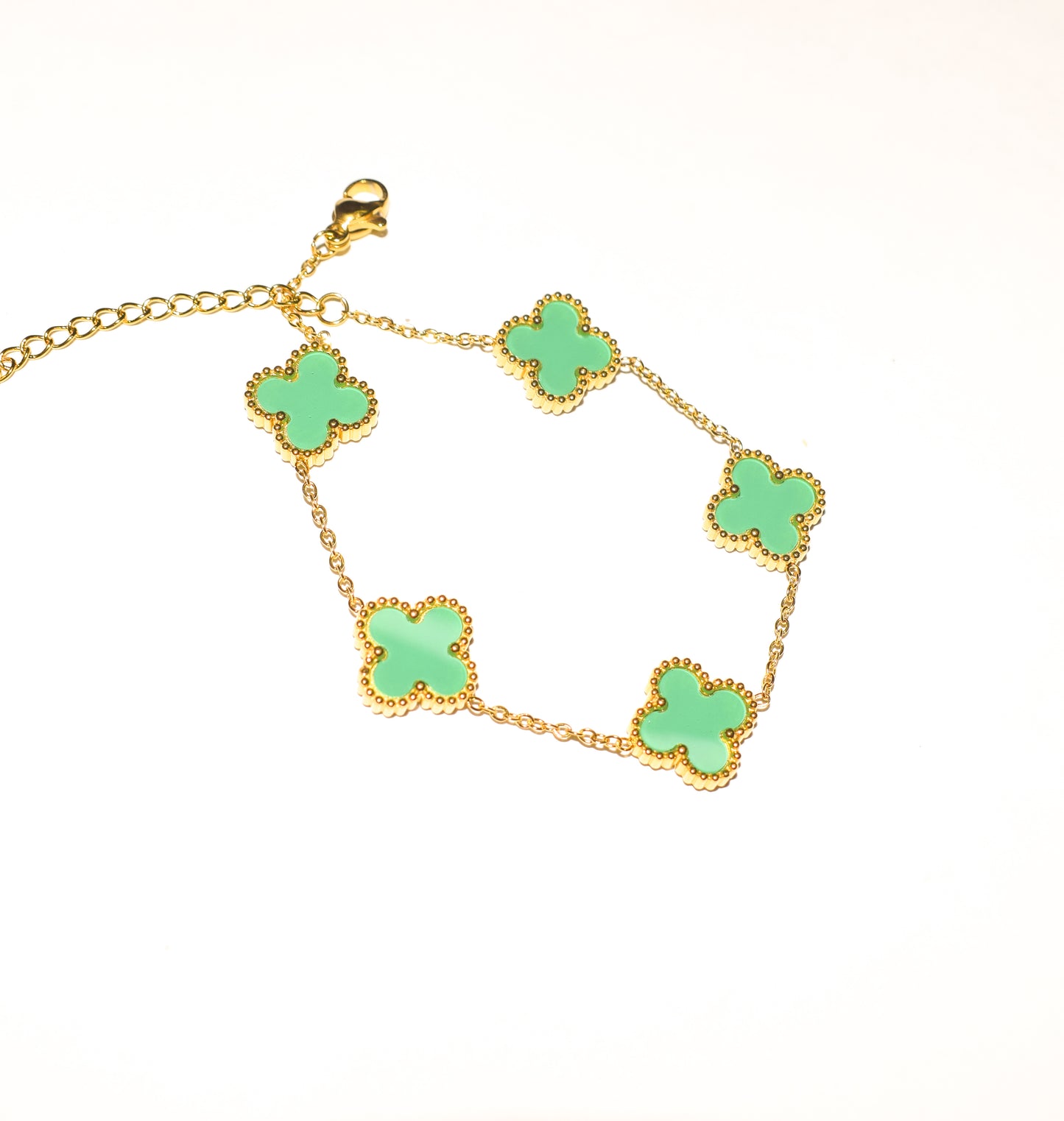 Timeless Clover Bracelet Shiny Green